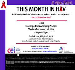 This Month in HIV: Creating a Trans-Affirming Practice